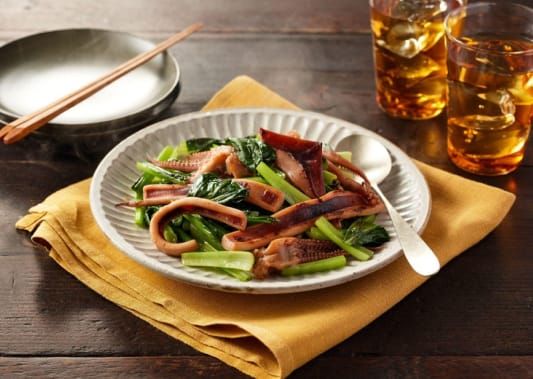 炒めるだけで簡単！福島県産真いか味醂漬